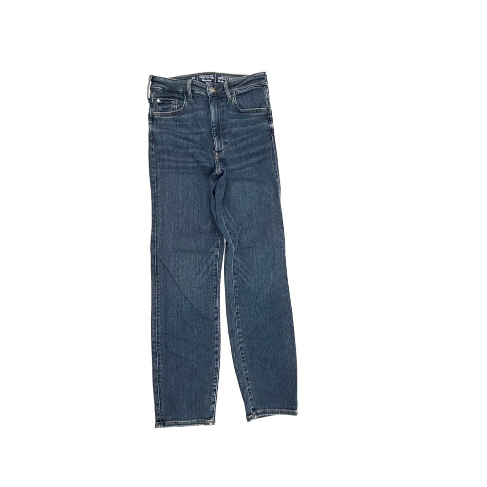 H&M Slim Ankle Jeans Womens Size M Blue Dark Wash True To You High Rise